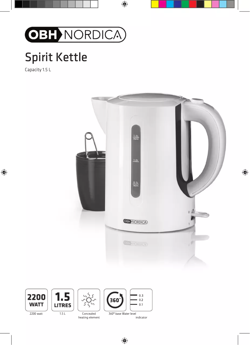 Página 1 del manual Manual de usuario OBH Nordica Spirit 6411