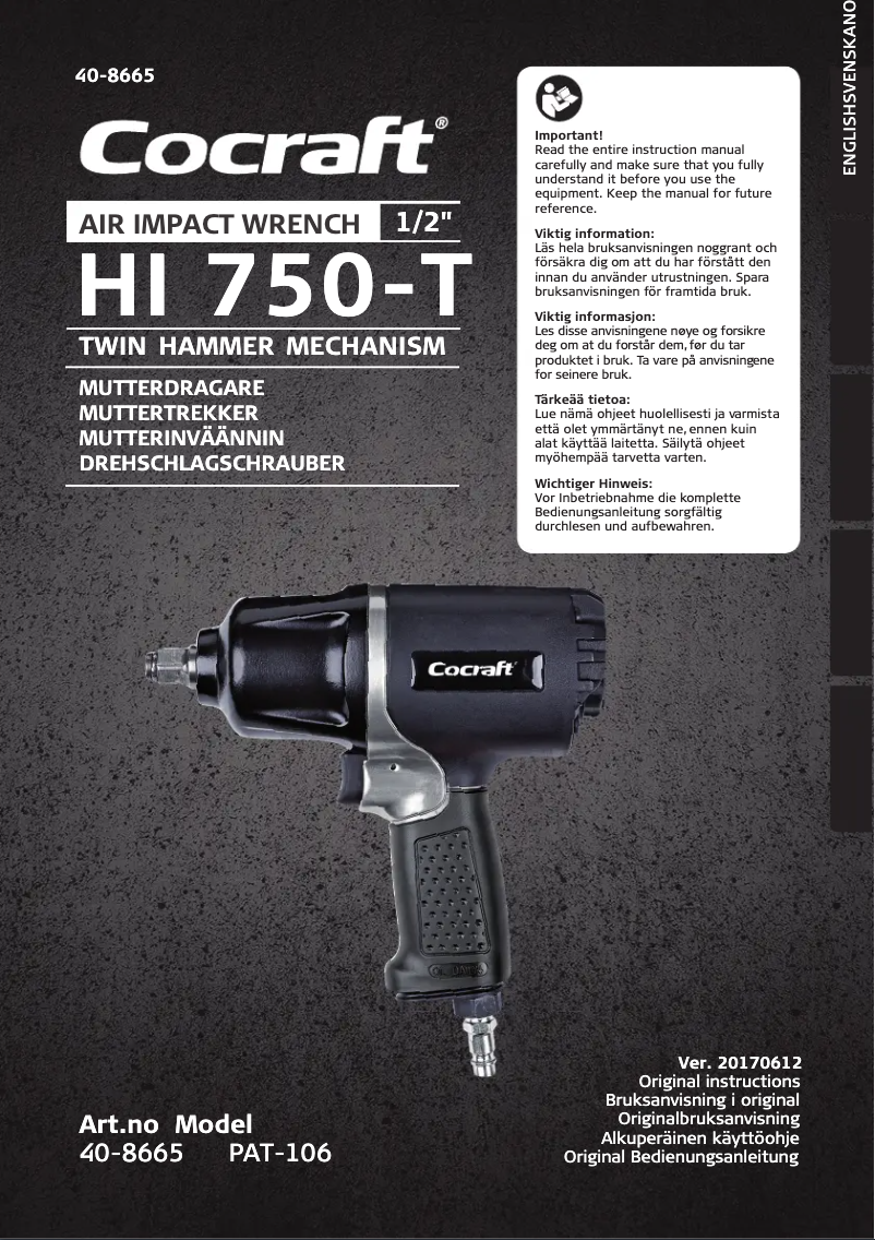 Image de la première page du manuel de l'appareil HI 750-T 1