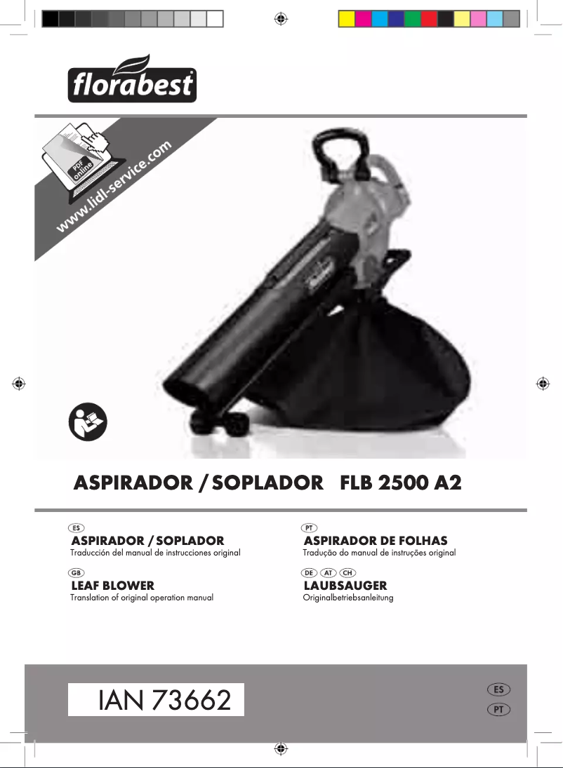 Page 1 de la notice Manuel utilisateur Florabest FLB 2500 A2