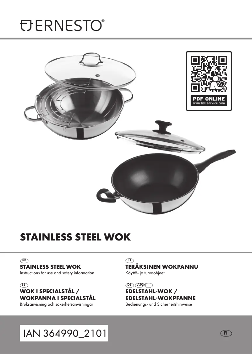 Page n°1 - Manuel utilisateur Ernesto IAN 364990