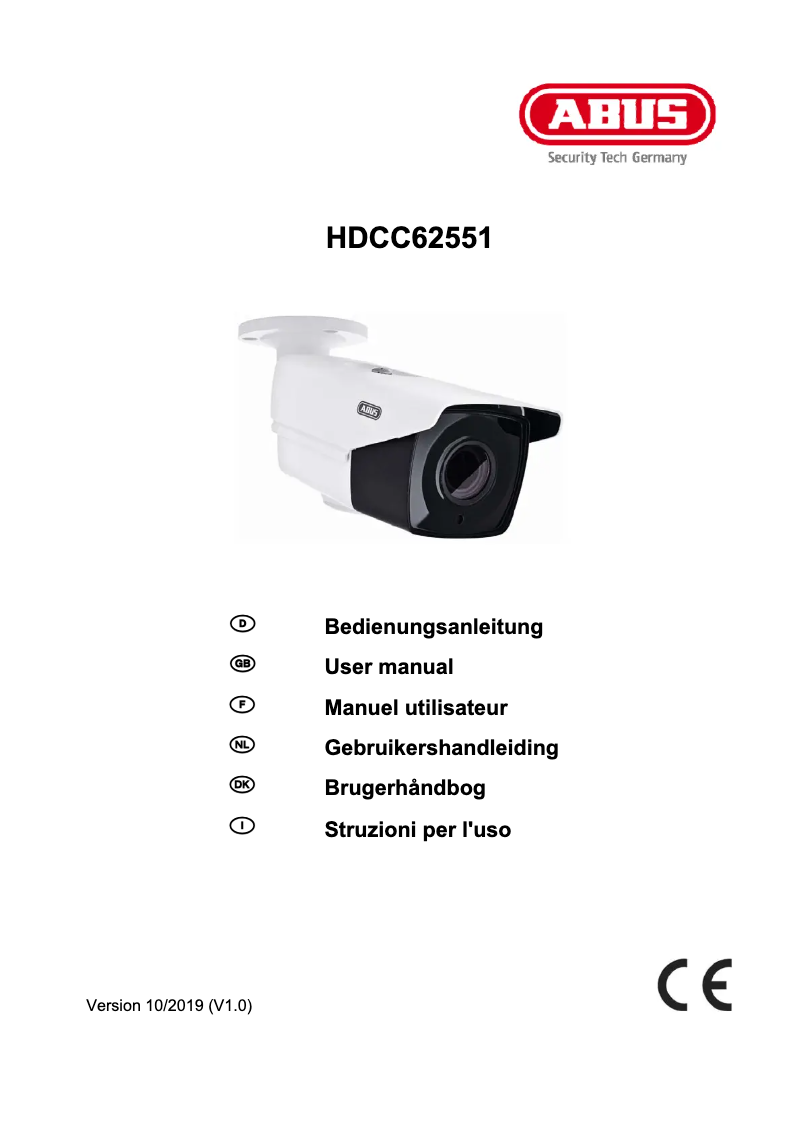 Page n°1 - Mode d'emploi Abus HDCC62551