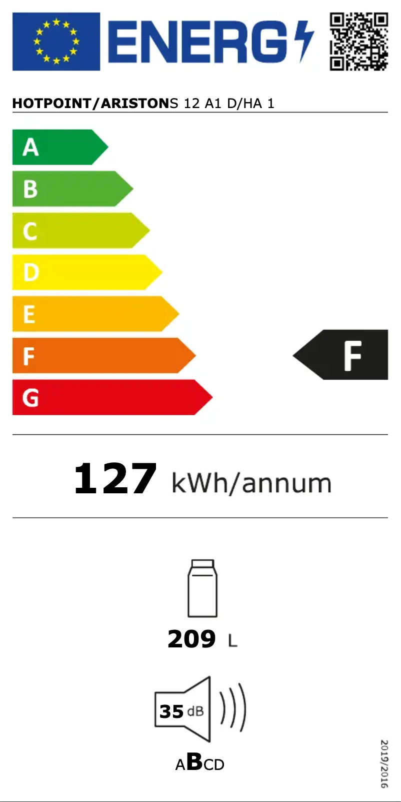 Page n°1 - Manuel utilisateur Hotpoint S 12 A1 D/HA 1