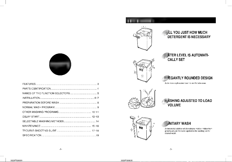 Page n°1 - Manuel utilisateur LG WF-79XL
