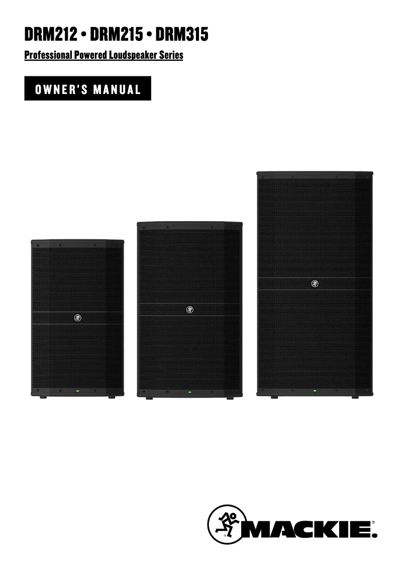 Image de la première page du manuel de l'appareil DRM215