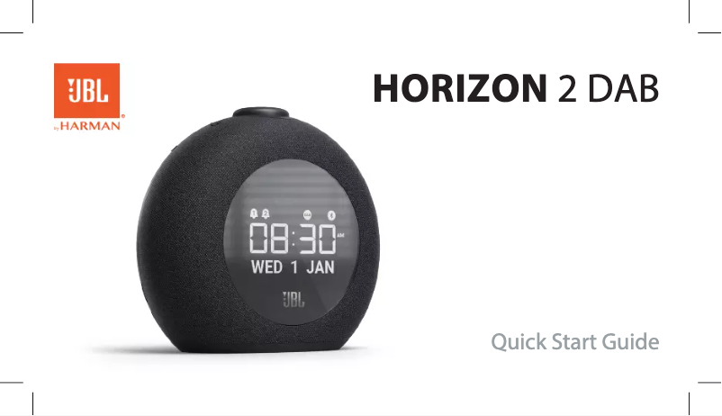 Page 1 de la notice Manuel utilisateur JBL Horizon 2 DAB
