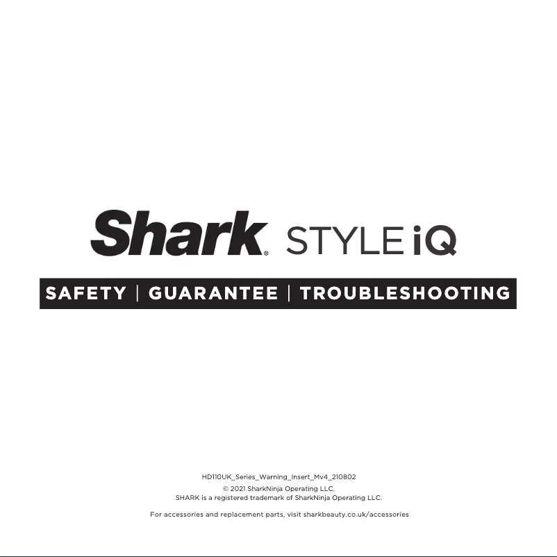 Image de la première page du manuel de l'appareil STYLE iQ AirWave