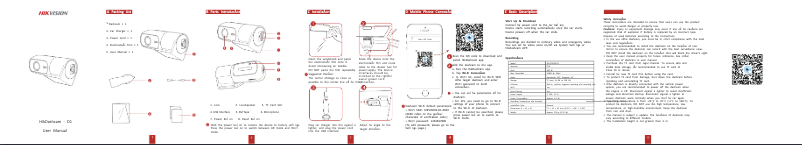 Image de la première page du manuel de l'appareil AE-DC4018-D1