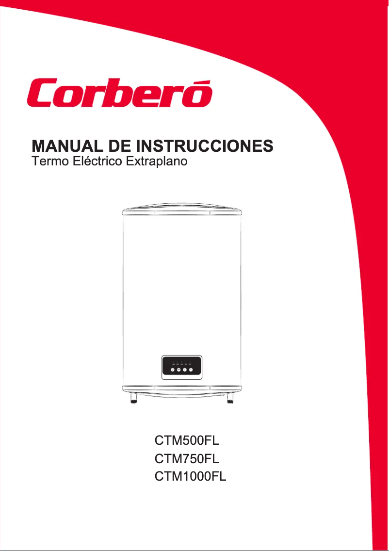 Page n°1 - Manuel utilisateur Corbero CTM1000FL