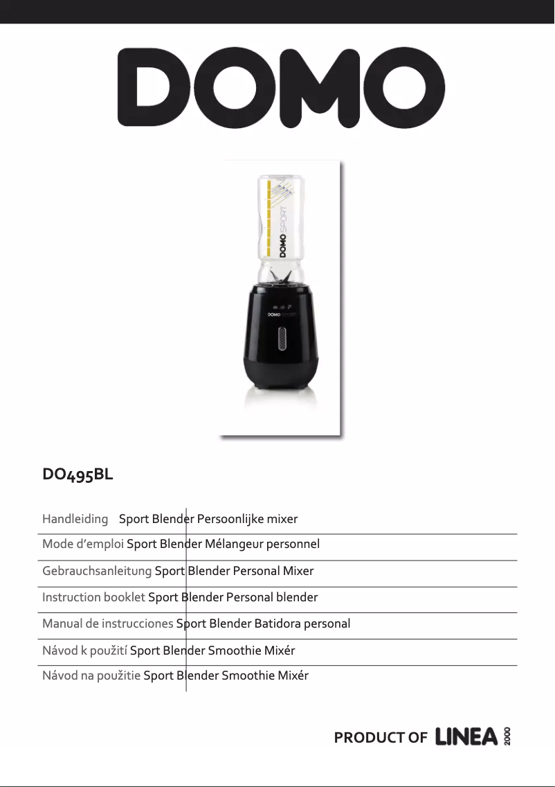 Page n°1 - Manuel utilisateur Domo DO495BL