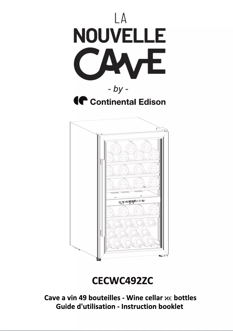 Page n°1 - Manuel utilisateur Continental Edison CECWC492ZC