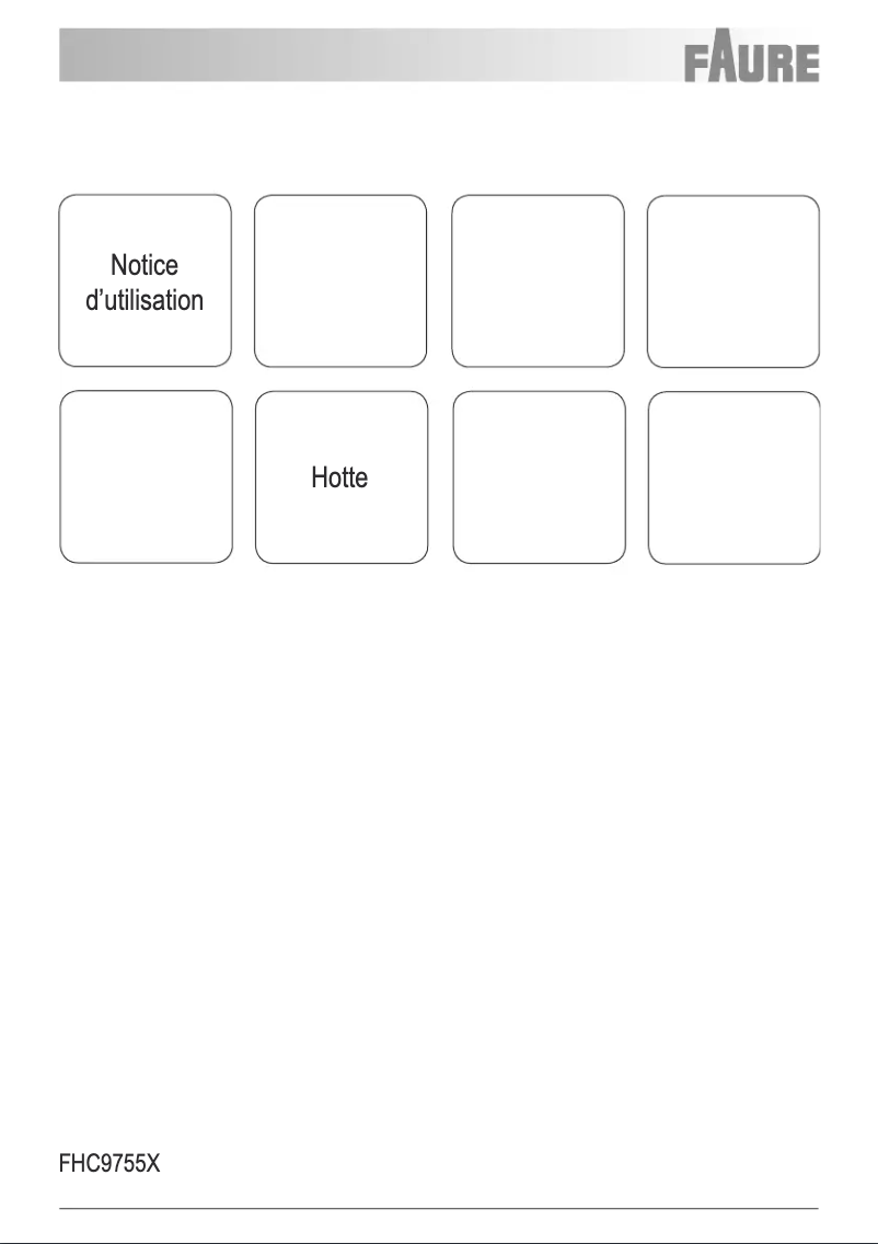 Page 1 de la notice Manuel utilisateur Faure FHC9755X