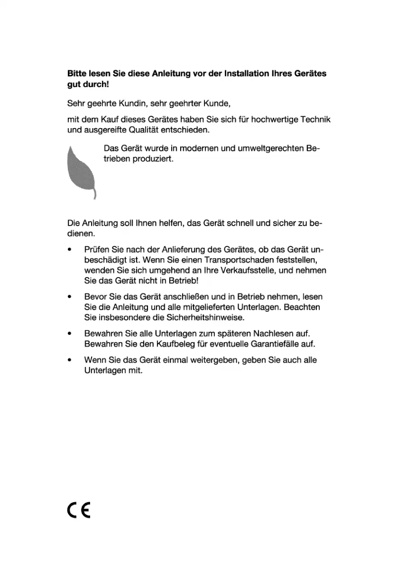 Page n°1 - Manuel utilisateur Blomberg MKN 14321