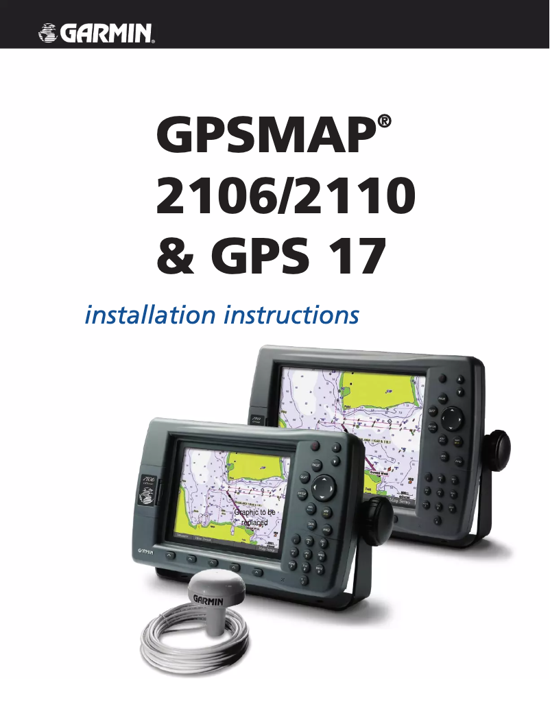 Page n°1 - Guide d'installation Garmin GPSMAP 2110