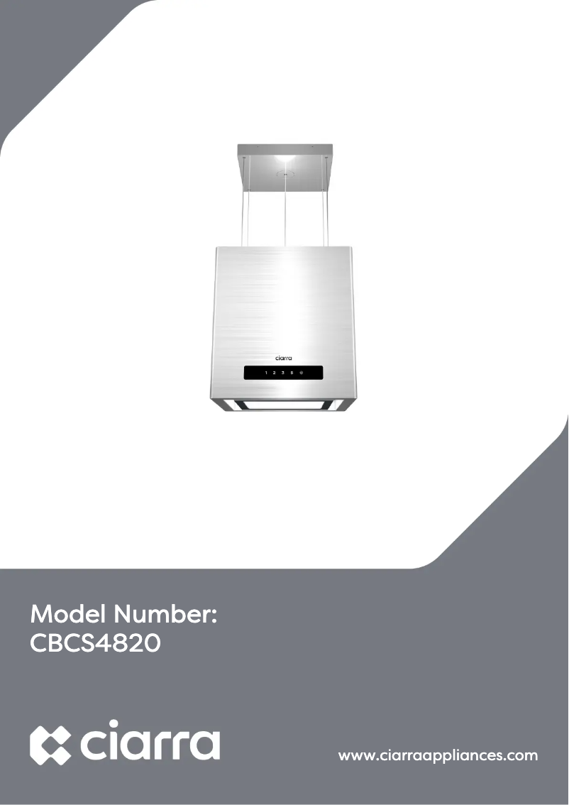 Page 1 de la notice Manuel utilisateur Ciarra CBCS4820