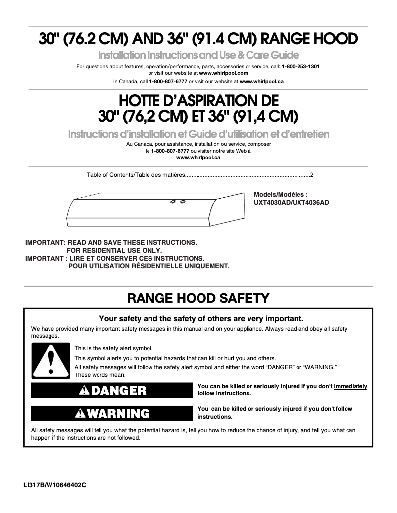 Page n°1 - Mode d'emploi Maytag UXT4030ADB