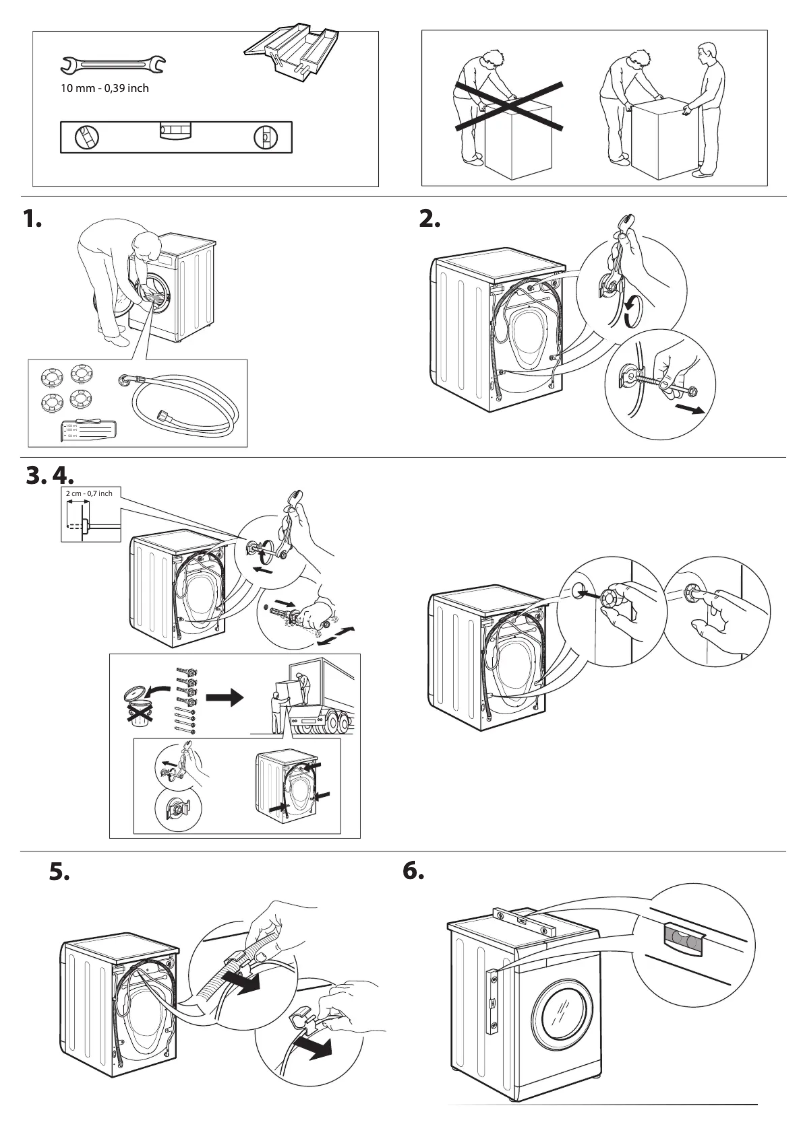 Page n°1 - Instructions de sécurité Indesit EWD 71453 W UK N