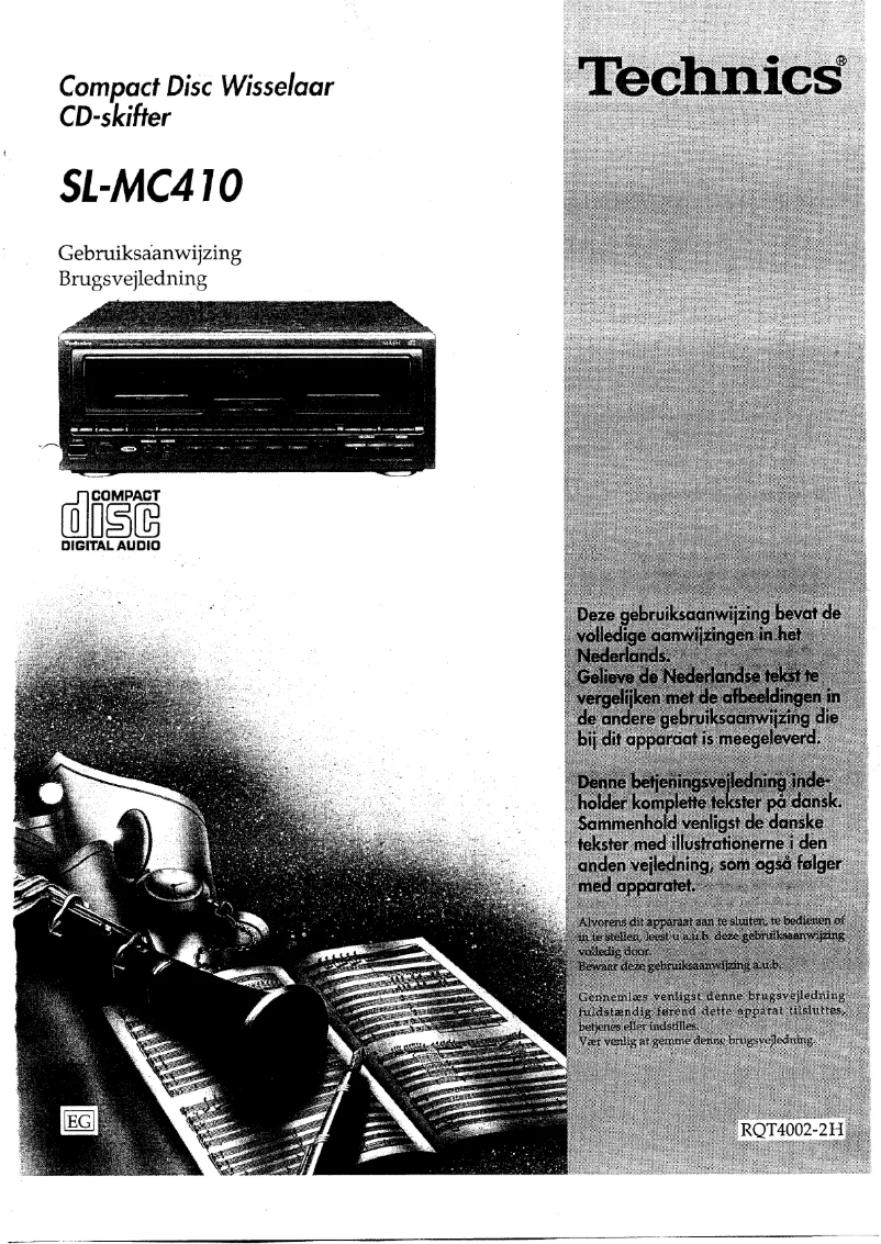 Image de la première page du manuel de l'appareil SL-MC410