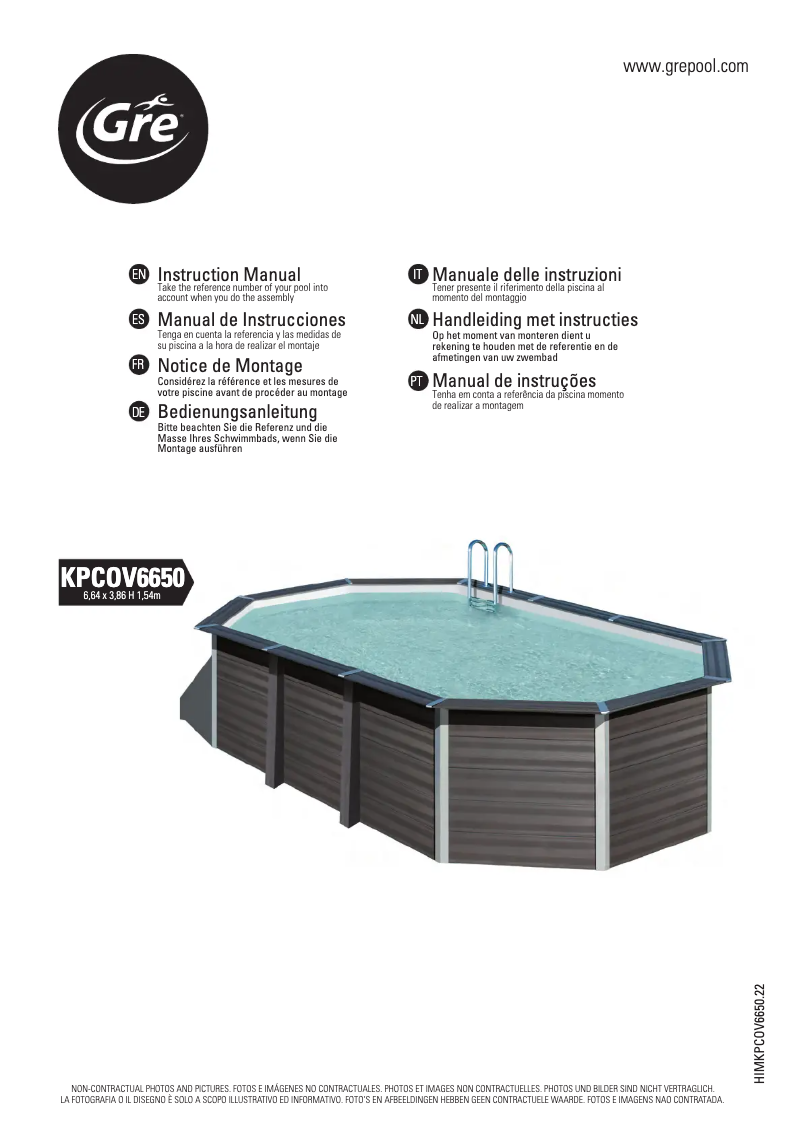 Image de la première page du manuel de l'appareil KPCOV6650