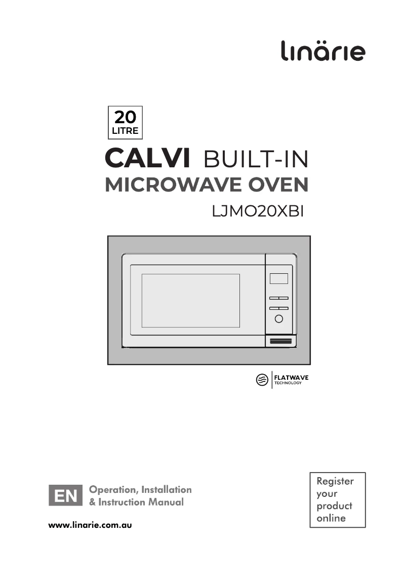 Page n°1 - Manuel utilisateur Linarie Calvi LJMO20XBI