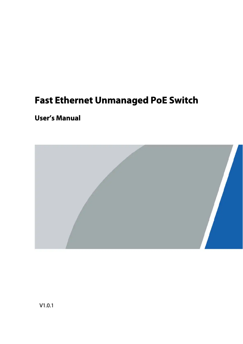 Page 1 de la notice Manuel utilisateur Dahua Technology PFS3226-24ET-240