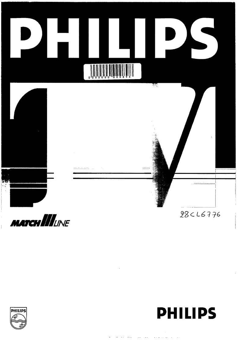 First page image of the manual for Matchline 28CL6776