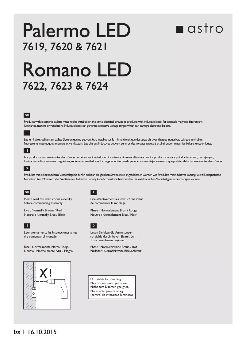 Image de la première page du manuel de l'appareil Romano