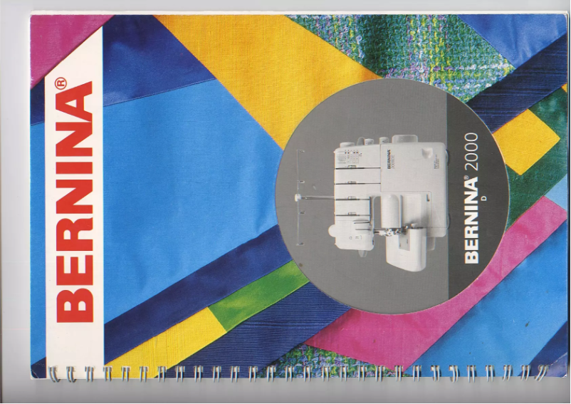 Página 1 del manual Manual de usuario Bernina 2000DCE