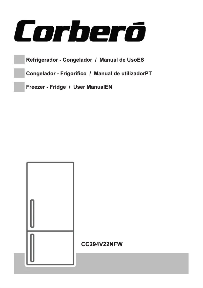 Image de la première page du manuel de l'appareil CC294V22NFW