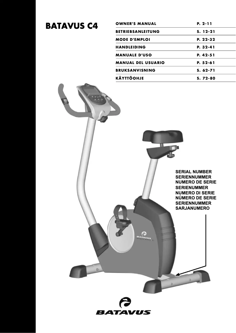 Image de la première page du manuel de l'appareil C4