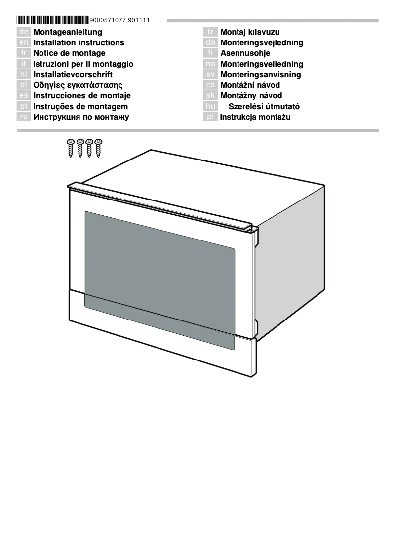 Page 1 de la notice Manuel utilisateur Neff CL 4420 N
