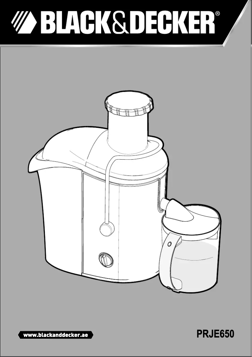 Image de la première page du manuel de l'appareil PRJE650