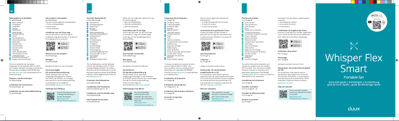 Page n°1 - Manuel utilisateur Duux Whisper Flex Smart