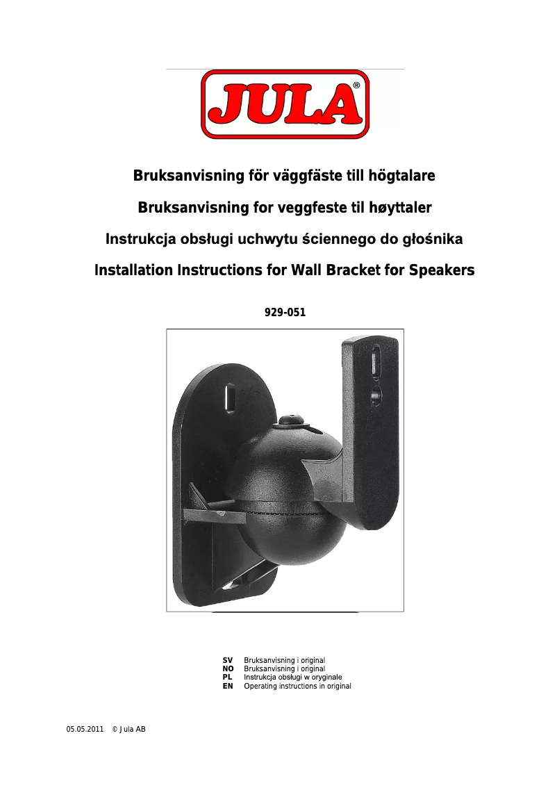 Página 1 del manual Manual de usuario Marquant 929-051