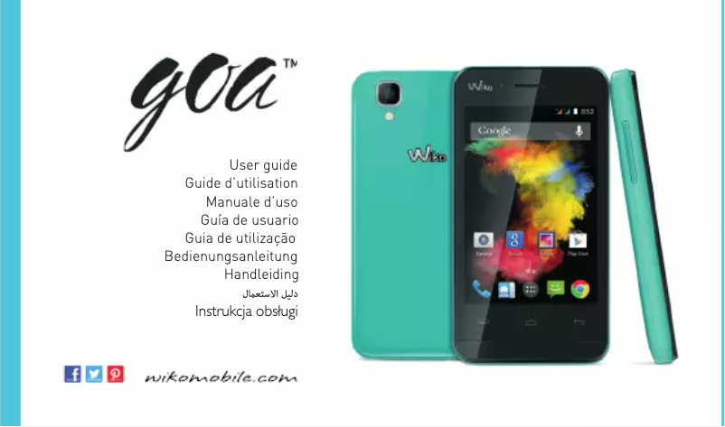 Image de la première page du manuel de l'appareil GOA