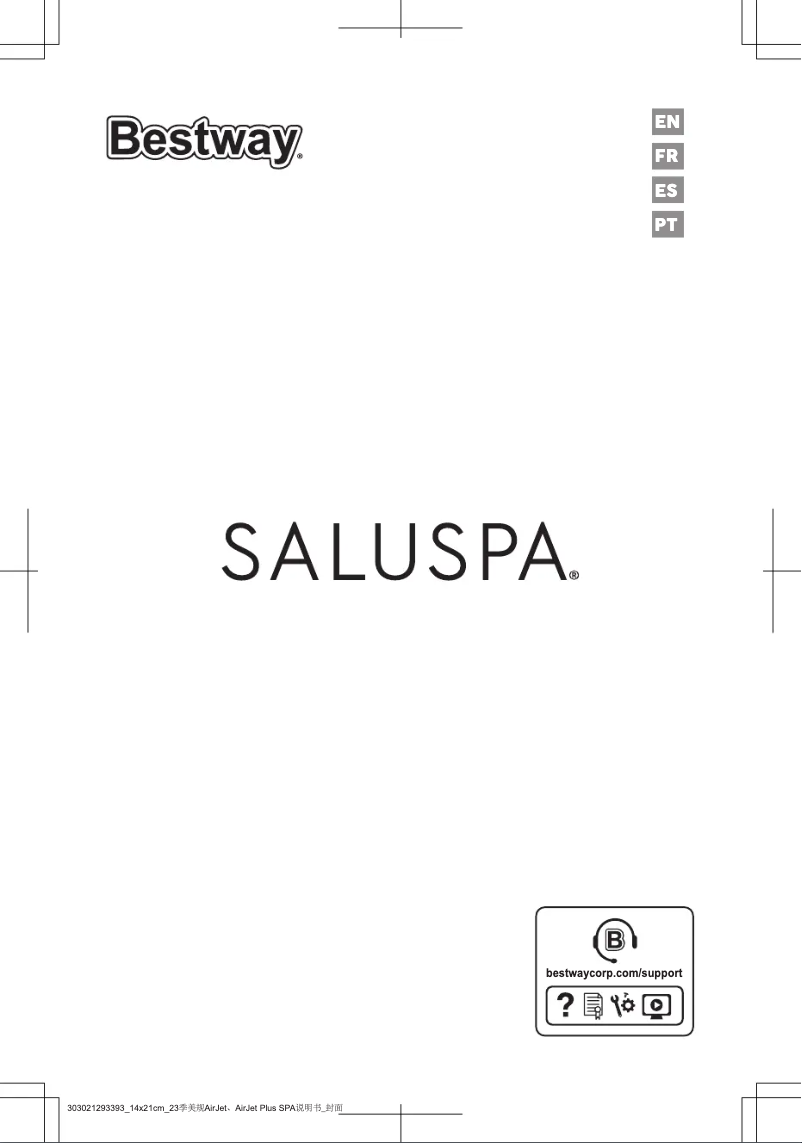 Page n°1 - Manuel utilisateur Bestway SaluSpa 60180