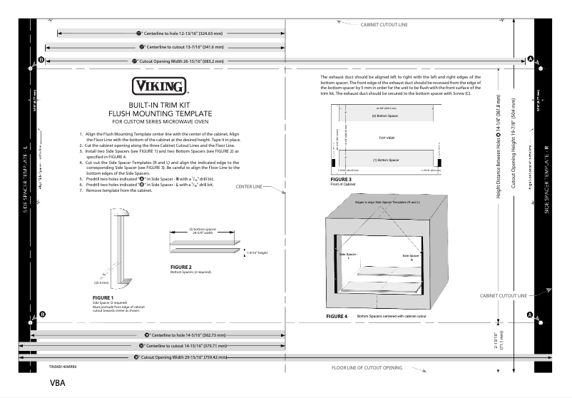 Page 1 de la notice Manuel utilisateur Viking PMF302TKSS