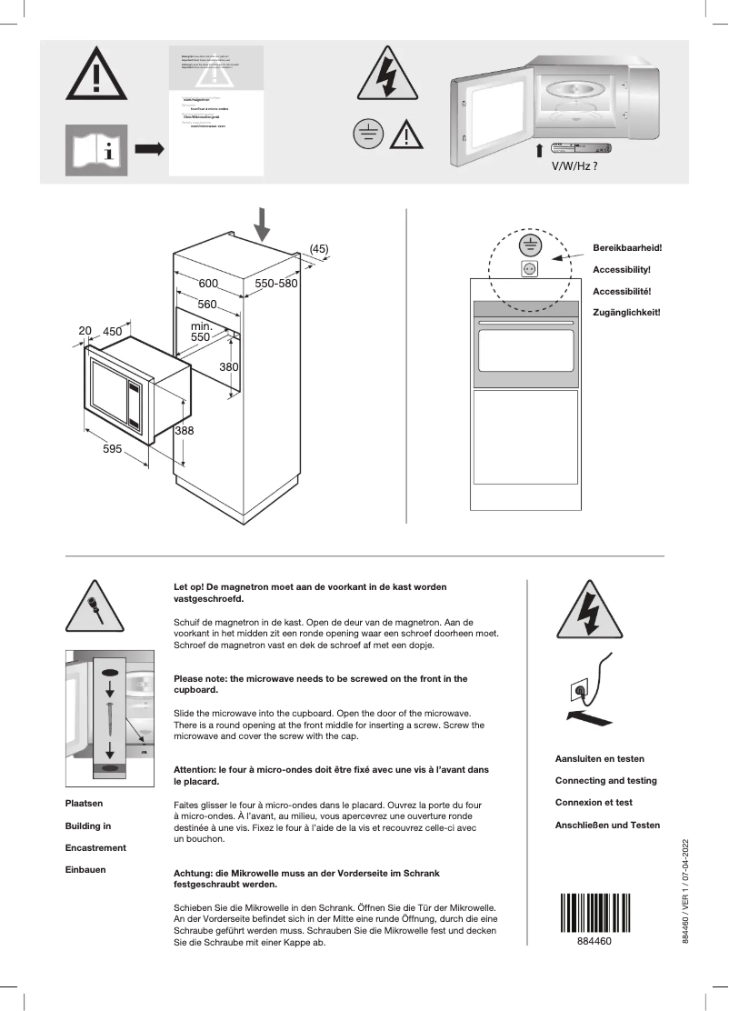Page n°1 - Guide d'installation Pelgrim MAC113GLS