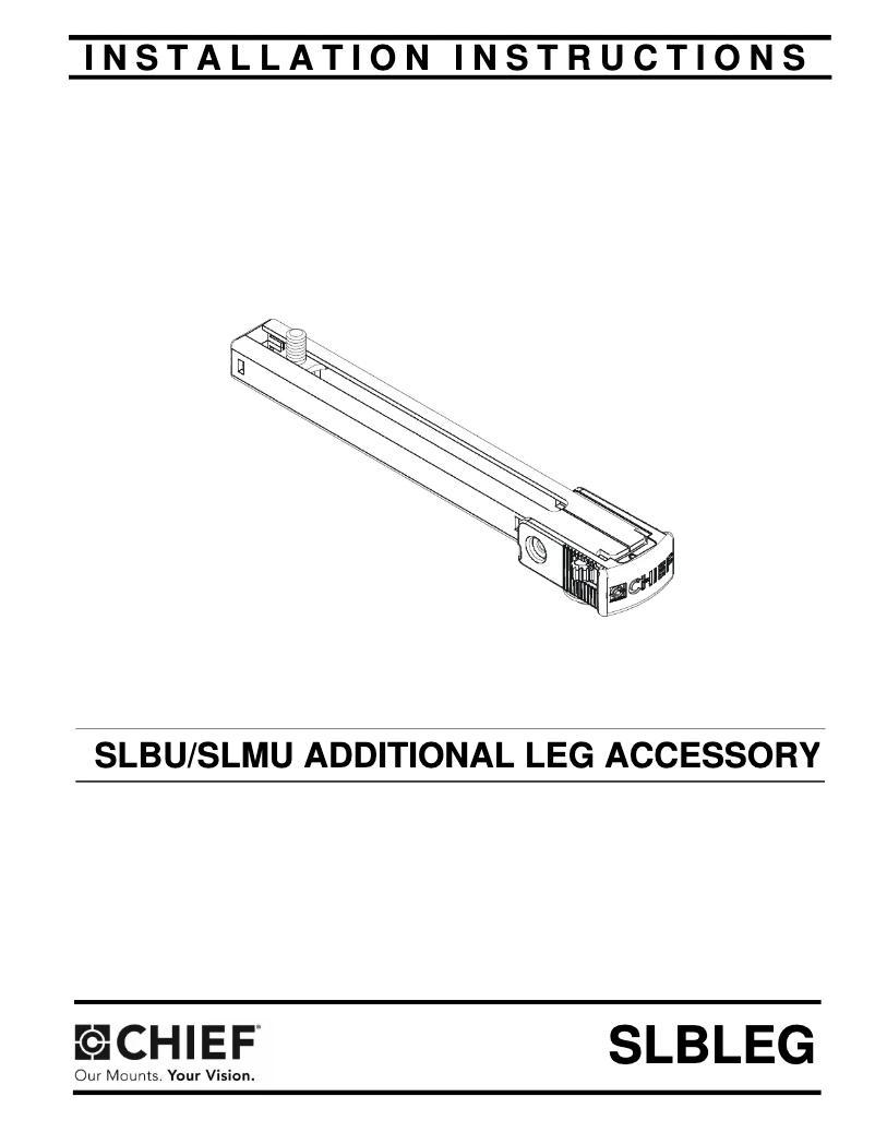 Image de la première page du manuel de l'appareil SLBLEGW