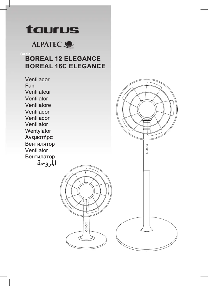 Page n°1 - Manuel utilisateur Taurus Boreal 16C Elegance