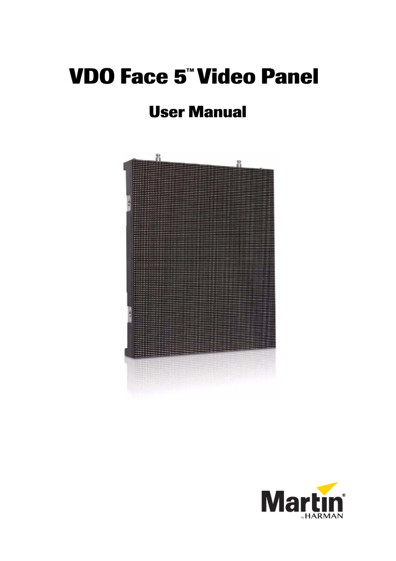 Page 1 de la notice Manuel utilisateur Martin VDO Face 5 HC