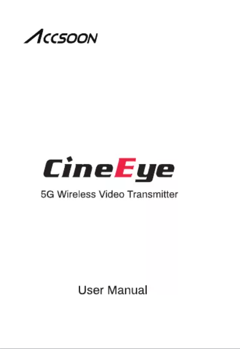 Page n°1 - Manuel utilisateur Accsoon CineEye