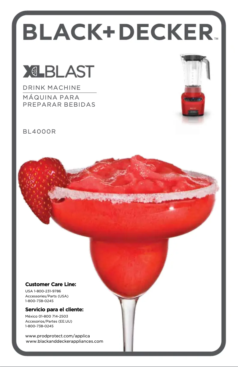 Page n°1 - Manuel utilisateur Black & Decker XL Blast BL4000