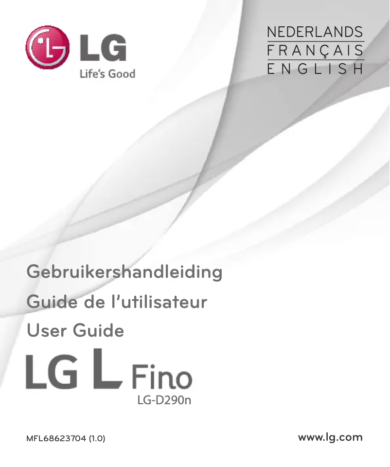 Page n°1 - Manuel utilisateur LG LG-D290N
