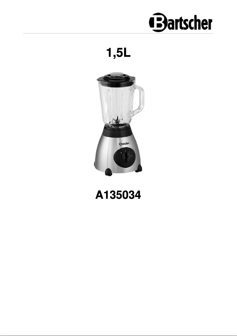 Image de la première page du manuel de l'appareil A135034