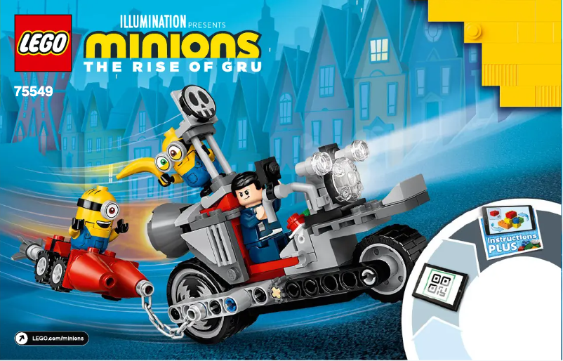 Page 1 de la notice Manuel utilisateur Lego Minions 75549