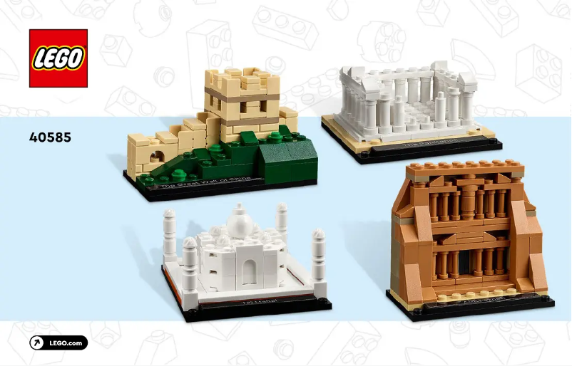 Image de la première page du manuel de l'appareil World of Wonders 40585