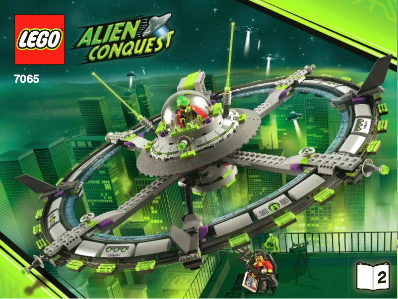 Page 1 de la notice Manuel utilisateur Lego Alien Conquest 7065