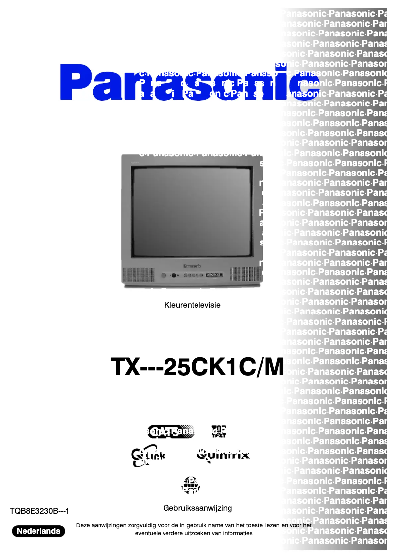 Página 1 del manual Manual de usuario Panasonic TX-25CK1CM