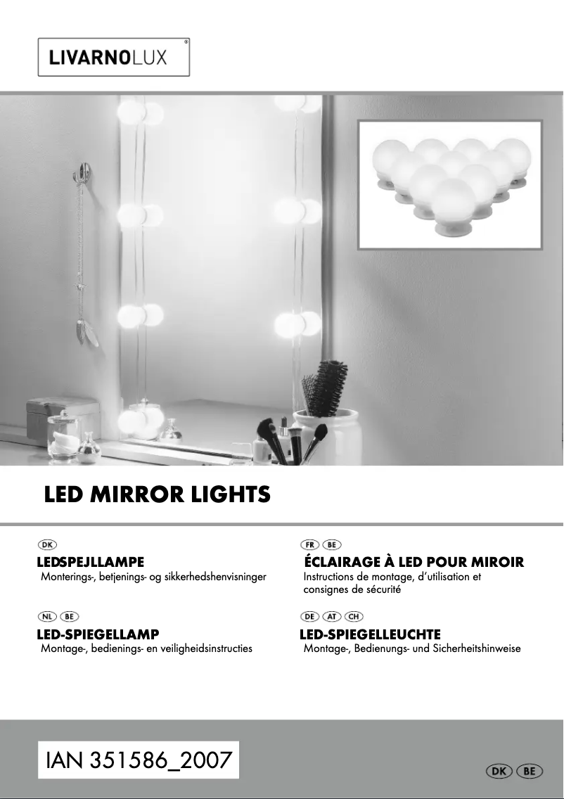 Image de la première page du manuel de l'appareil IAN 351586