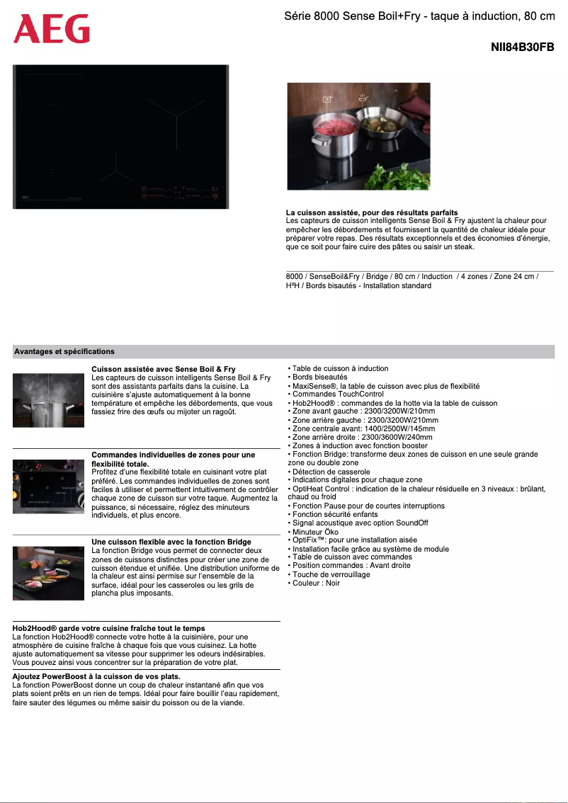 Image de la première page du manuel de l'appareil NII84B30FB